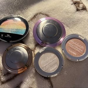 Highlighter combo: Wet n wild/Becca/Judydoll